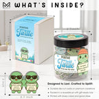 Positive Turtle Jar – 60 Funny Emotional Support Turtle, Sea Turtle Gifts for Women, Teens, Tweens, Girls, Turtle Decor, Trendy Teen Girl Stuff, Back to School Gifts, Teachers Gift
