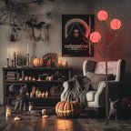 Tree Branch Floor Lamp for Living Room, 3-Light Gothic Moon Branch Floor Lamp, Wood Grain Resin & Metal Base for Farmhouse, Bedroom, Office,Halloween Decor(63")