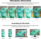 NEWCOSPLAY Super Soft Throw Blanket Aqua Premium Silky Flannel Fleece Leaves Pattern Lightweight Bed Blanket All Season Use (Aqua, Throw(50"x60"))