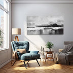 Black and White Abstract Canvas Wall Art Decor Modern Wall Decorations Home paintings Decor Wall Art Prints Artwork for Living Room Bedroom Kitchen Office Decor 20" × 40"