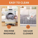 Waterproof Dog Bed Cover Non Slip Couch Covers for Dogs Washable Soft Faux Fur Sofa Cover Couch Covers for 3 Cushion Couch Sofa Pet Friendly (Grey)