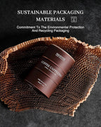 M&SENSE Coffee Cappucina Large Scented Candles Christmas Decor, Hoilday Soy Wax Christmas Candle 21.2oz 120 Hours, Coffee Aroma Candle Unique Housewarming Appreciation Gifts