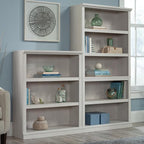 Sauder 5 Tier Book Shelf Wooden Bookcase Multipurpose Bookshelf for Home Office, Living Room, in Glacier Oak