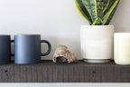 Urban Legacy Reclaimed Barnwood Planks | Floating Shelves for Wall w/Flush Mount Shelf Bracket Set Included | Set of 2 (Coffee Bean, 30"x 4.5"x 2")
