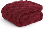 Bedsure GentleSoft Red Throw Blanket for Couch - Super Soft Cozy Blankets Gifts for Women Men Girls, Cute Small Fleece Throws for Bedroom Home Decor, 50x70 Inches
