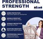 Plasticplace Clear Garment Bags Plastic Dress Bag 21" X 4" X 72", 50 Count