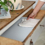 The Master Herbalist Fragrant Fresh Linen SCENTED DRAWER LINERS in a DUCK EGG BLUE GINGHAM Design | Pack of 5 Sheets | Contains Essential Oils | MADE IN THE UK.