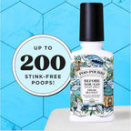 Poo-Pourri Before-You-Go Toilet Spray, Fresh Sea Salt, 4 Fl Oz, Up to 200 Uses, Bathroom Odor Deodorizer, Plant-Based with Essential Oils, for Home or Work, Sea Salt, Bergamot & Eucalyptus Scent