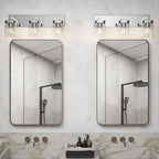 Chrome Bathroom Vanity Light, Square Design 3 Lights Morden Vanity Lighting Fixtures Over Mirror, Bathroom Light Fixtures for Living Room/Bedroom