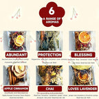 Intention Simmer Pot Blends, Simmer Pot for Stove Potpourri, Reiki-Infused Simmer Pot Potpourri Kit for Cozy Home Aroma, Meditation & Ritual Spaces-6pcs/set (Love)