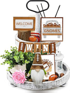 Little Football Rugby Gnomes Plush Ornaments Cute Swedish Tomte Nisse Dwarf Gnome Doll Sports Game Fans Gifts Tiered Tray Home Decoration