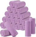 Shimeyao 24 Packs Fleece Throw Blanket Soft Warm Lightweight Fleece Blanket Cozy Throw Bulk for Home Bed Couch Sofa Office Wedding Gifts Suitable for Seasons, 50 x 60 Inches(Lavender Purple)