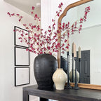 4Pcs Fake Flowers Blossom Branches Artificial Flowers for Indoor Decor, Faux Long Stem Realistic Indoor Plants for Vase Wedding Home Office Bedroom Party Table Centerpieces Decor