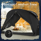 Bed Tent Canopy Twin, Blackout Portable Sleep Tent Easy Setup, Breathable Mesh, Privacy Curtains for Adults, Ideal for Indoor