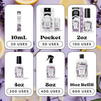 Poo-Pourri Before-You-Go Toilet Spray, Lavender Vanilla, 4 Fl Oz, Up to 200 Uses, Bathroom Odor Deodorizer, Plant-Based with Essential Oils, for Home or Work, Lavender, Vanilla and Citrus Scent
