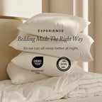 BOLL & BRANCH Down Chamber Pillow - Firm, Standard - Naturally Cooling Shell - Premium Comfort, Superior Support - Cruelty-Free IDS Certified Down
