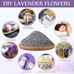 Treela 4 Pound Dried Lavender Bulk Dry Lavender Buds Fragrant Flower Petals for DIY Wedding Gift Crafts Fragrance Sachets