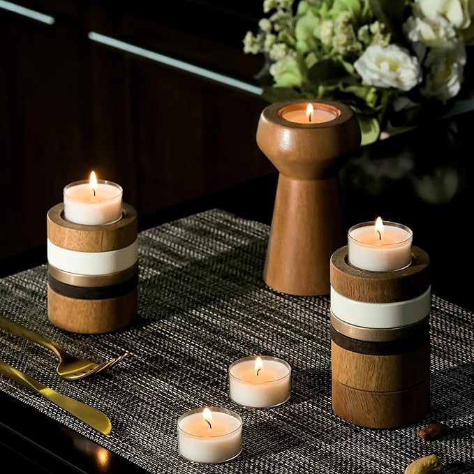 Homelights Tea Lights Candles, Giant 100,200,300 Bulk Packs, 4-4.5 Hrs White Unscented European Smokeless Clear Cup Tea Lights for Shabbat, Weddings, Christmas, Home Decorative- 200 Pack