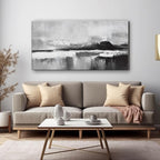 Black and White Abstract Canvas Wall Art Decor Modern Wall Decorations Home paintings Decor Wall Art Prints Artwork for Living Room Bedroom Kitchen Office Decor 20" × 40"
