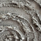 Alenoss 100% Handmade Abstract Metal Paintings Canvas Wall Art Unique Thick Texture Rough Surface Modern Oil Painting 48x24 Inches Imitation Old Handicrafts Grey Artwork