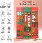 Folkulture Incense Sticks (120 Sticks) | Set of 6 Premium Incense for Meditation, Aromatherapy, Gifts | No Charcoal,Organic, Non Toxic, 45 Mins, Long Burning Peppermint, Apple Tart Insence-Sticks