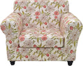 KRFOONN 2 Piece Chair Covers Printed Sofa Covers Couch Covers Washable Armchair Sofa Couch Slipcover Furniture Protector with Elastic Bottom for Living Room (Armchair, 22), Small