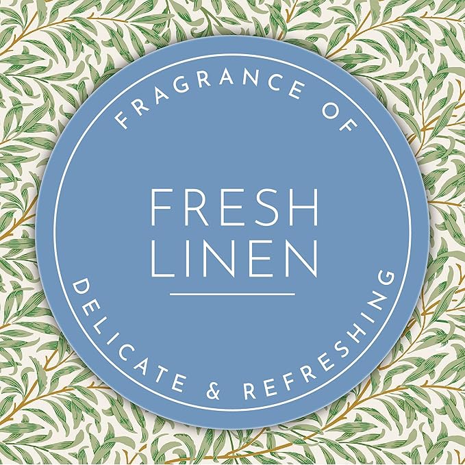 The Master Herbalist Fragrant Scented Drawer Liners in a William Morris Inspired Design | Pack of 5 Sheets | Contains Essential Oils | Made in The UK (Fresh Linen)