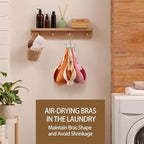 ZEDODIER Belt Hanger, 4 Pack Rotatable Belt Rack Closet Accessories Organizer, Maximum 24 Storage Capacity, Hanging Holder Storage Hook for Belt, Bra, Tank Top, Tie, Scarf, Purse, Silver