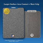 Veken 4 Ft Round Rug Pad Gripper for Hardwood Floors, Circle Non Slip Rug Pads for Area Rugs, Thick Dark Grey Rug Grippers for Tile Floors, Under Carpet Anti Skid Mat, Keep Your Rugs Safe and in Place