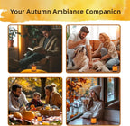 Fall Candles, Cinnamon & Cedar Scented Soy Candles, Autumn/Holiday/Halloween/Birthday/Christmas Gifts for Women & Men, 50-Hours Burning Time (7Oz)
