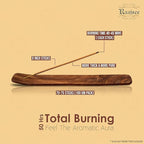 Raajsee Palo Santo Incense Sticks 100 gm Pack-100% Pure Organic Natural Hand Rolled Free from Chemicals-Perfect for Church,Aromatherapy,Relaxation,Meditation,Positivity & Sensual Therapy