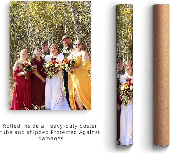 YXIMOX Custom 22" x28" Art Print on Premium Canvas, Personalized with Your Image or Design, Large Wall Decor for Living Room, Office, Bedroom, Custom Canvas Artwork(22"x28",Unframe)