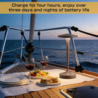 Cordless Table Lamp Rechargeable,Outdoor Table Lamps LED,5000mAh Battery Operated Lamp Stepless Dimming Table Lamps for Restaurant Dining Patio (2PRust)