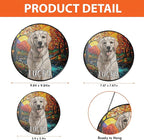 Lovely POD Personalized Pet Stained Glass Suncatcher, Custom Name Pet Photo Memorial Ornament Window Hanging, Remembrance Sympathy Gift for Loss of Pet Dog Cat, Bereavement Keepsake
