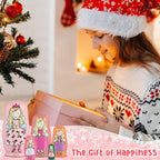 Gejoy Russian Nesting Dolls for Kids Handmade Matryoshka Wooden Stacking Toys Nesting Dolls Collectible Gifts for Winter Christmas Holiday Present Boys Girls Adults Home Decor(Fairy)