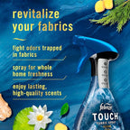 Febreze Touch Fabric Spray, Air Freshener, Odor-Fighting Fabric Refresher, Couch and Linen Spray, Sneaker Balls Alternative, Multi-Use, Ocean and Mountain Scent, 16.9oz, 2ct (1 of each Scent)