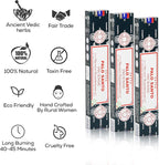 Satya Nag Champa Palo Santo Incense Sticks, Satya Bng (Bangalore) Insenses 15gmx12 Pack with Raajsee Incense Holder Bundle, Nag Champa Natural Incense