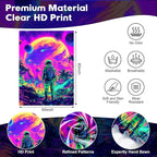 NYZE Astronaut Space Tapestry for Bedroom, Glow in the Dark Room Decor Wall Tapestries, Cool Galaxy Planet Wall Hanging, Wall Hanging for Men Guys Gamer Room Dorm Living Room 60x80 in
