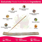 Satya Rose Incense Sticks, Satya Bng Insenses 15gmx12 Pack with Raajsee Incense Holder Bundle, Satya Nagchampa Natural Incense