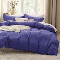 Bedsure Skipper Blue California King Duvet Cover - Prewashed Cotton-Like Polyester Extra Soft Bedding Set, Includes 1 Cal King Duvet Cover 104''x98'' with Zipper Closure & 2 Pillow Shams, No Comforter