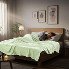 Utopia Bedding Fleece Blanket Twin Size Sage Green 300GSM Luxury Anti-Static Fuzzy Soft Microfiber Bed Blanket (60x80 Inch)