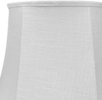 Tootoo Star Brown Large Drum Lamp Shade for Chandeliers Floor Light and Table Lamp,12x16x11" Spider,Fabric Natural Linen Hand Crafted (White)
