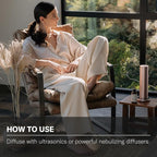 AromaTech Palo Santo & Amber Premium Aroma Oil – Grounding & Inspiring Home Fragrance with Notes of Clary Sage & Lavandin for Scent Diffusers, Cold-Air and UltraSonic Scent Machines (120 mL)