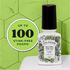 Poo-Pourri Before-You-Go Toilet Spray, Bamboo Rain, 2 Fl Oz, Up to 100 Uses, Bathroom Odor Deodorizer with Essential Oils for Home or Work, Travel Essentials, TSA Approved Size, Bamboo & Fresh Grass