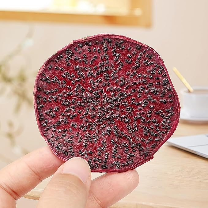 iGAOZM Dried Dragon Fruit Slices,3.52oz/100g,Dehydrated Dry Dragon Fruit Chips, No Sugar Added,Soft and ChewyBulk,Dehydrated Dragon Bulk Pieces for Cocktails,Tea Drink,Travel Snacks,Garnishing, Baking