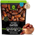 NUT CRAVINGS - Dried Deglet Noor Dates Pitted, No Sugar Added, Unsulphured (48oz, 3 Lbs) Ramadan & Iftar Favorite - Sweet Healthy Snack, Vegan, Kosher, Resealable Bag