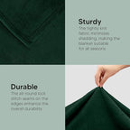 Utopia Bedding Fleece Blanket Throw Size Forest Green 300GSM Luxury Anti-Static Fuzzy Soft Microfiber Blanket for Couch, Sofa and Bed (50x60 Inch)
