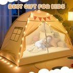 LEEDOR Bed Canopy for Kids/Adults,Mosquito Net & Privacy Tent 2-in-1 Bed Tent,Air Ventilation Mesh & Blackout Cloth Double Design Dream Tent,Indoor Safety Bed Tent for Girls/Boys Twin (No Mattress)
