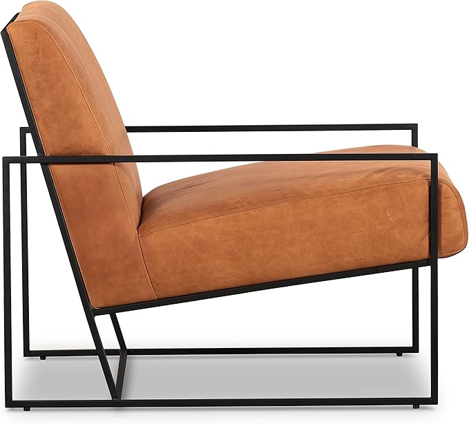 Bo Lounge Chair in Cognac Tan