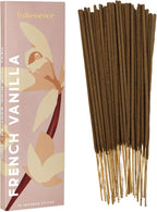 Folkulture Incense Sticks (75 Sticks) |8" French Vanilla Incense Sticks For Meditation, Aromatherapy, Valentines Day Gifts For Her | No Charcoal,Organic, Non Toxic, 45 Min, Long Burning Insence-Sticks